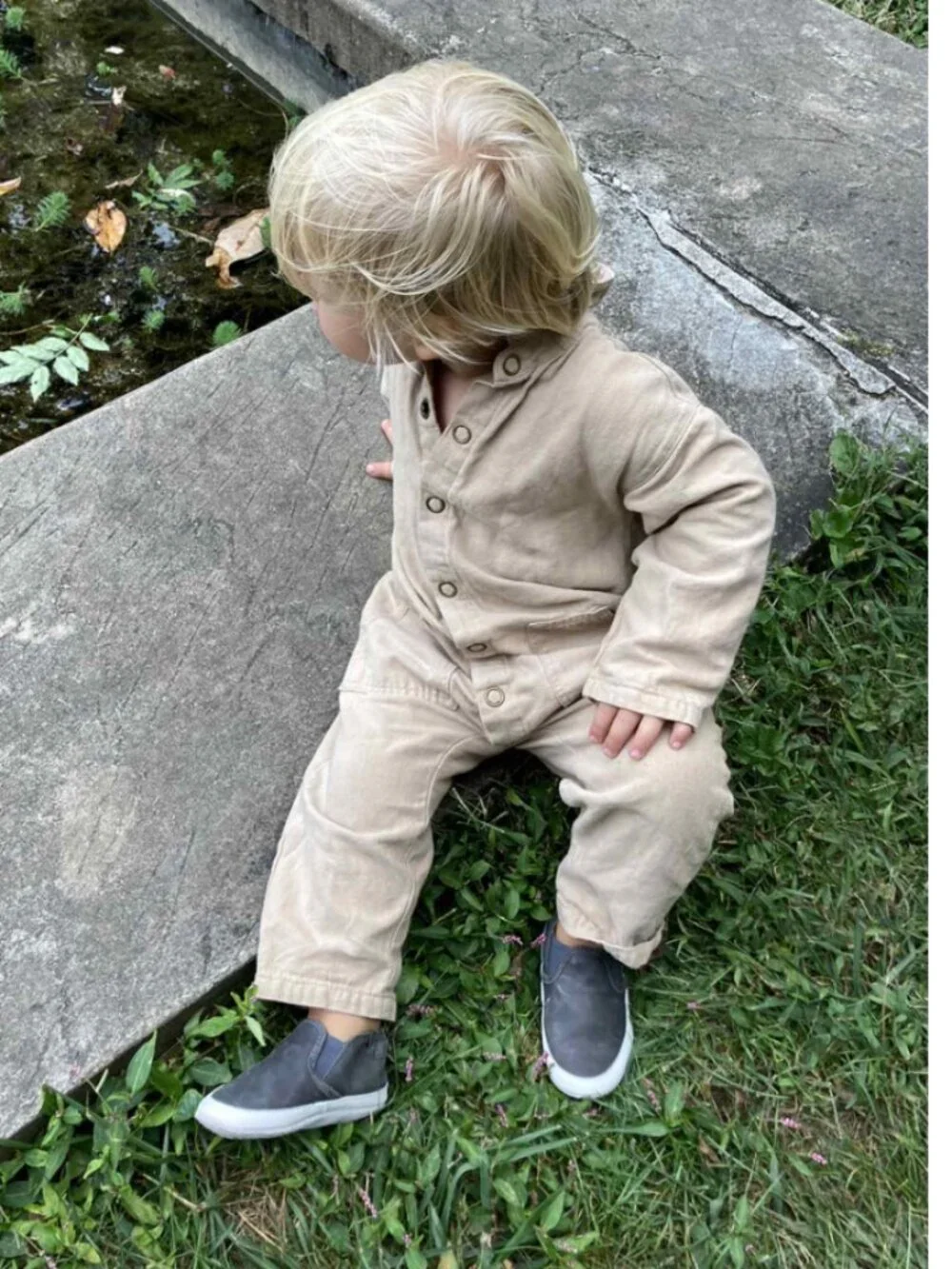 Robeez / Liam Soft Soles Charcoal in Grey / Size 12-18m